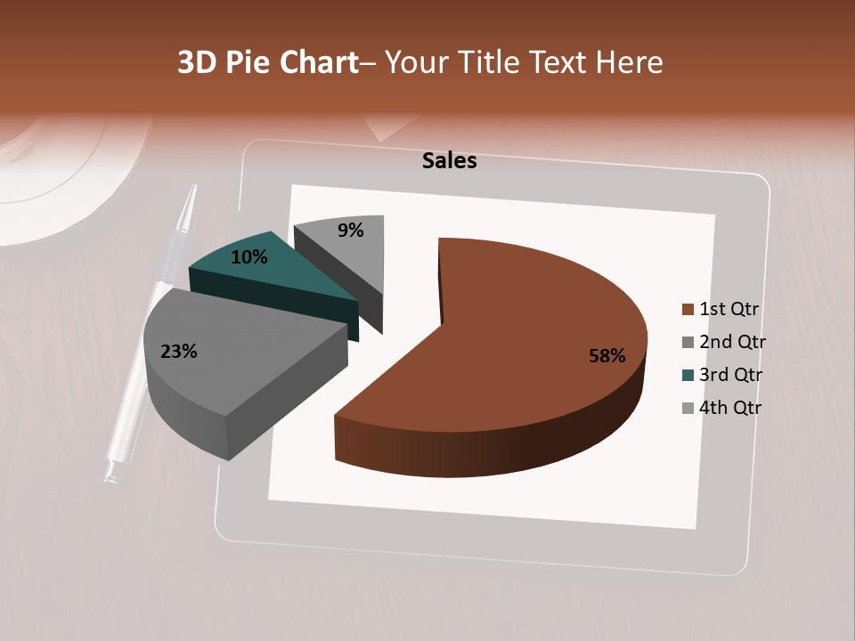 Pad Player Laptop PowerPoint Template