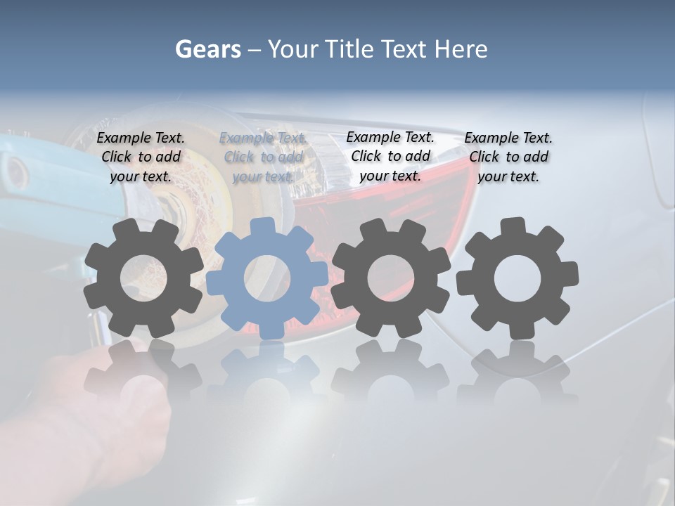 Sponge Cleanse Buffing PowerPoint Template
