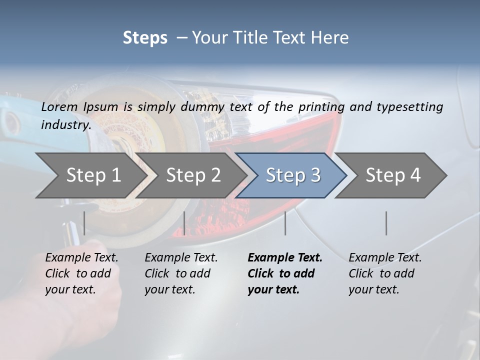 Sponge Cleanse Buffing PowerPoint Template