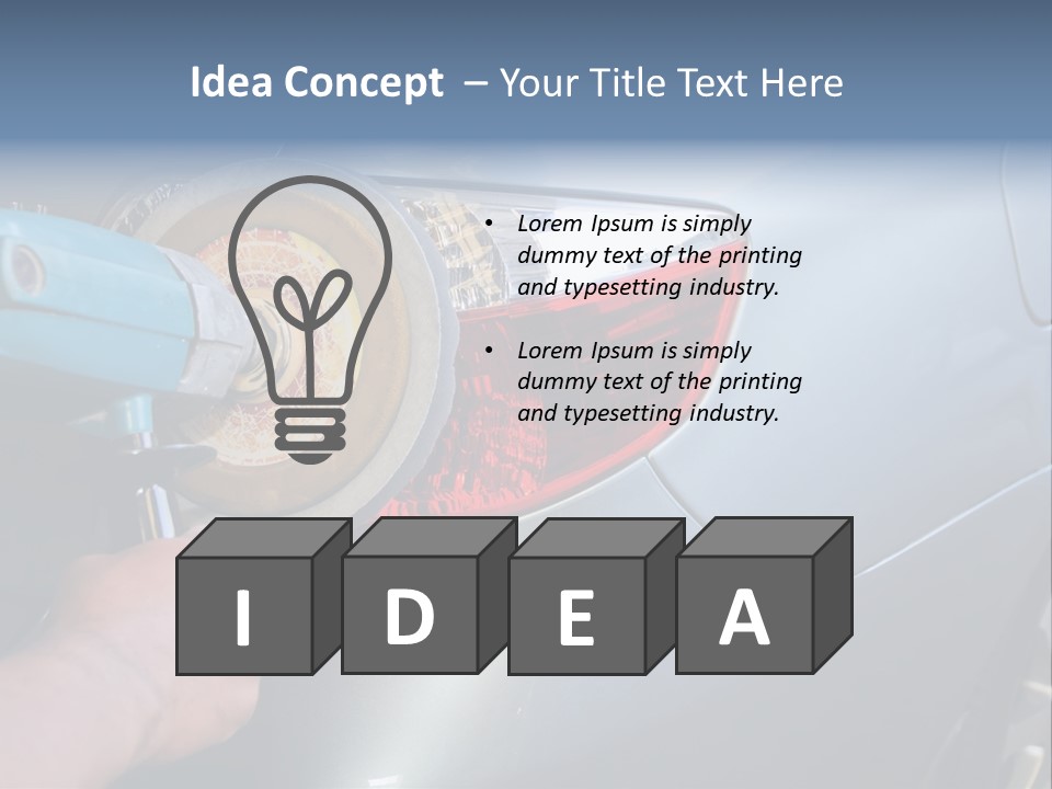 Sponge Cleanse Buffing PowerPoint Template