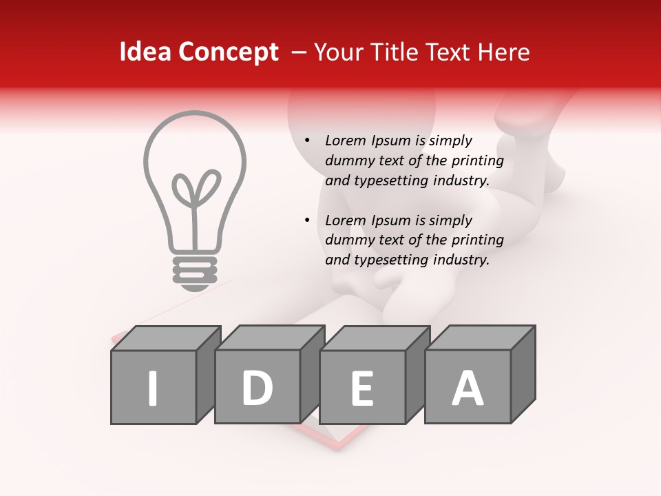 Discovers Concept Book PowerPoint Template