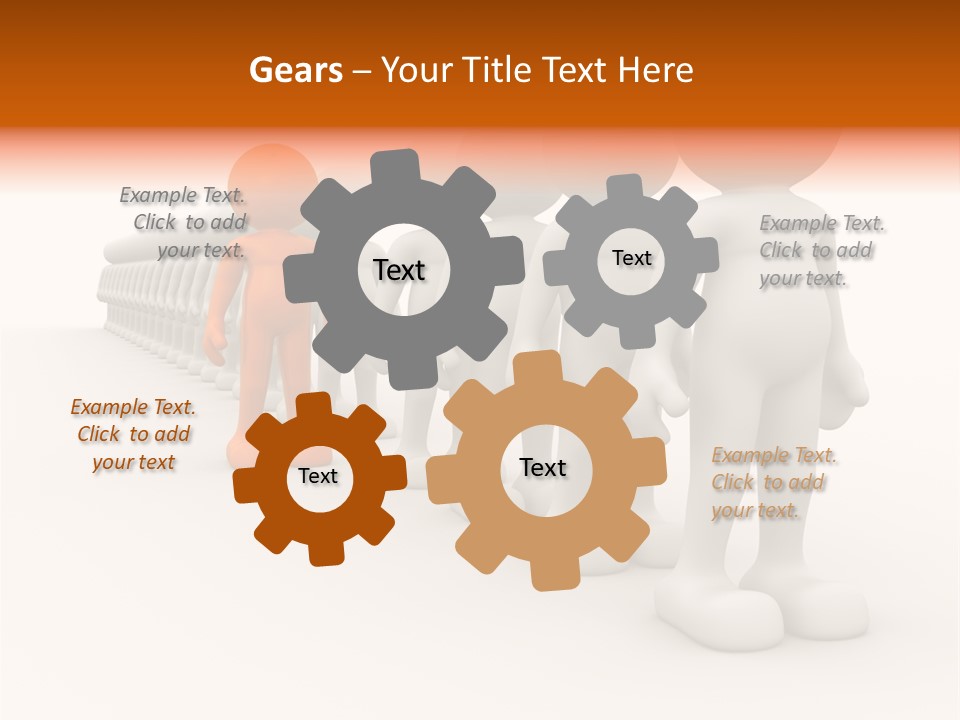 Colleagues Men Employee PowerPoint Template