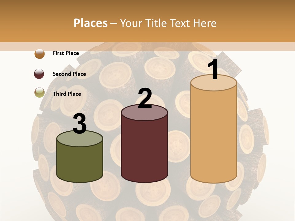 Wood Nature Isolated PowerPoint Template