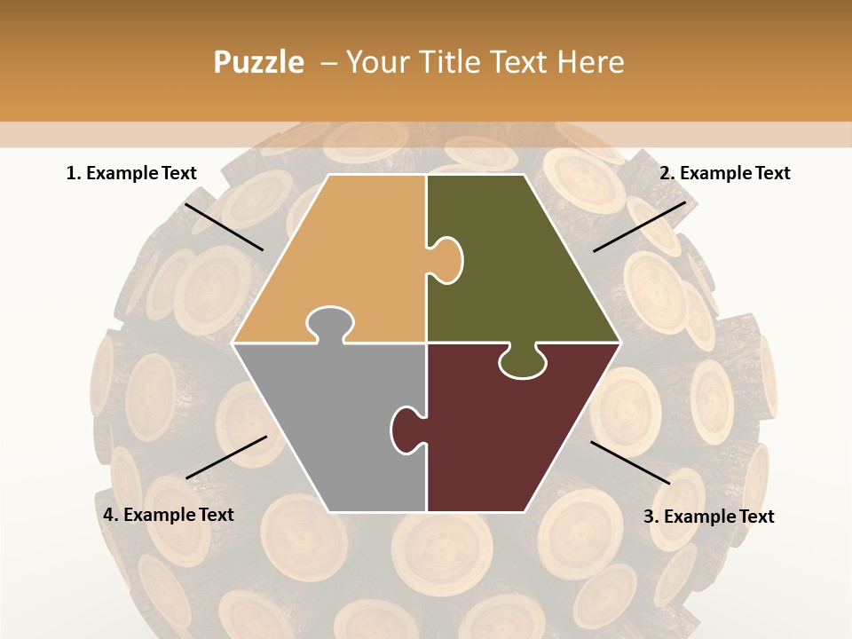 Wood Nature Isolated PowerPoint Template