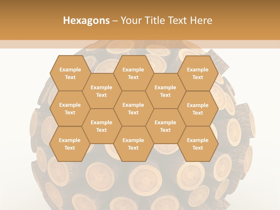 Wood Nature Isolated PowerPoint Template