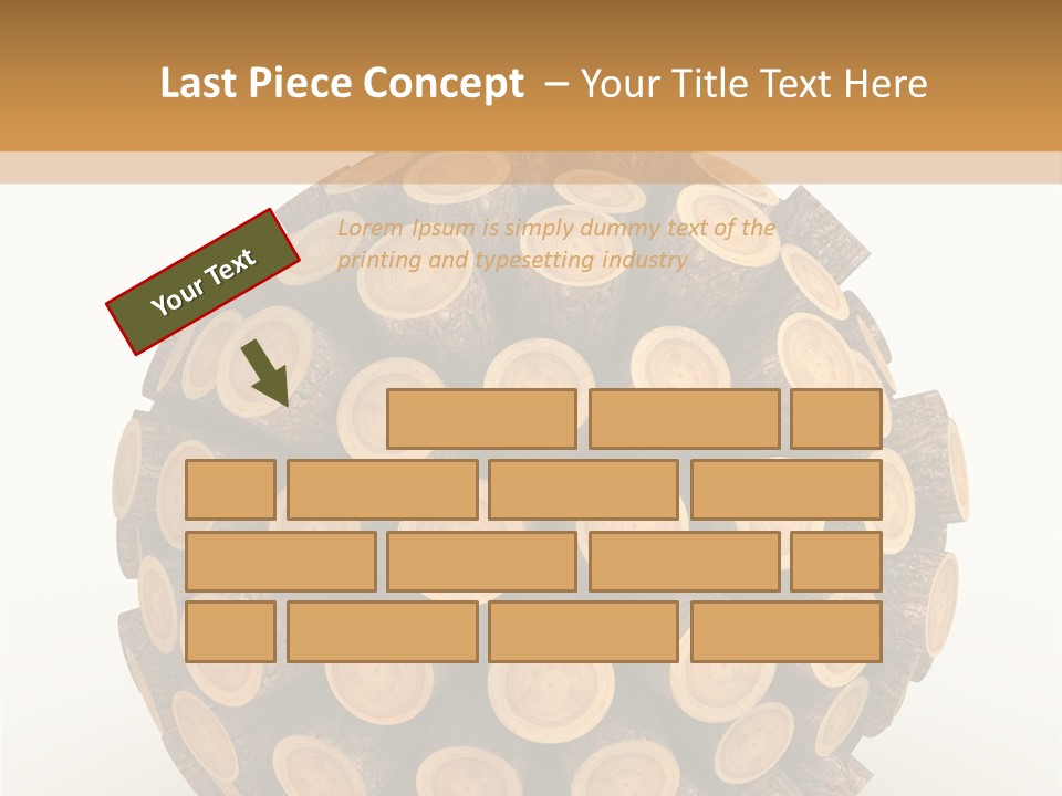 Wood Nature Isolated PowerPoint Template