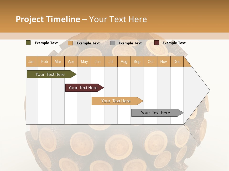 Wood Nature Isolated PowerPoint Template