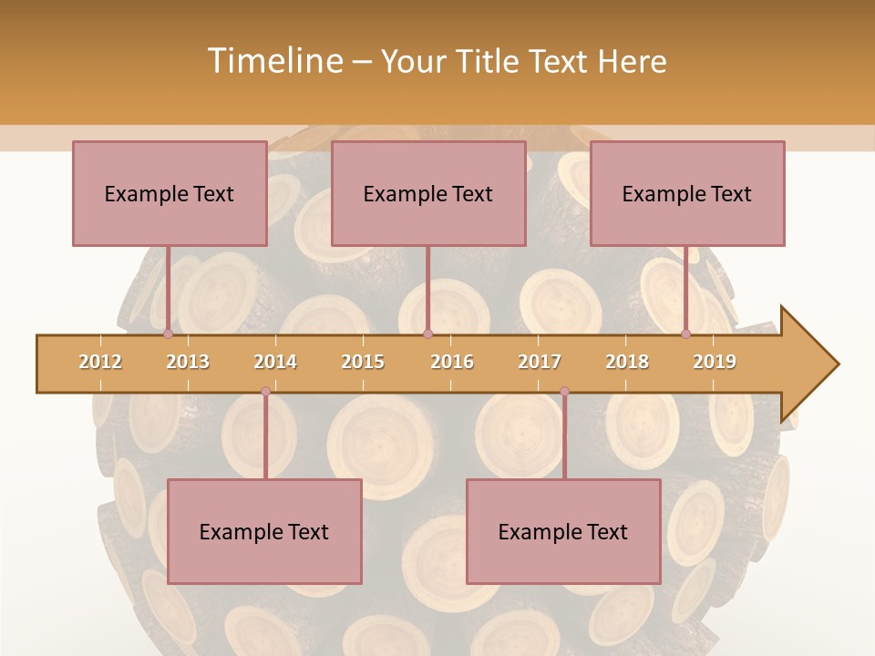 Wood Nature Isolated PowerPoint Template