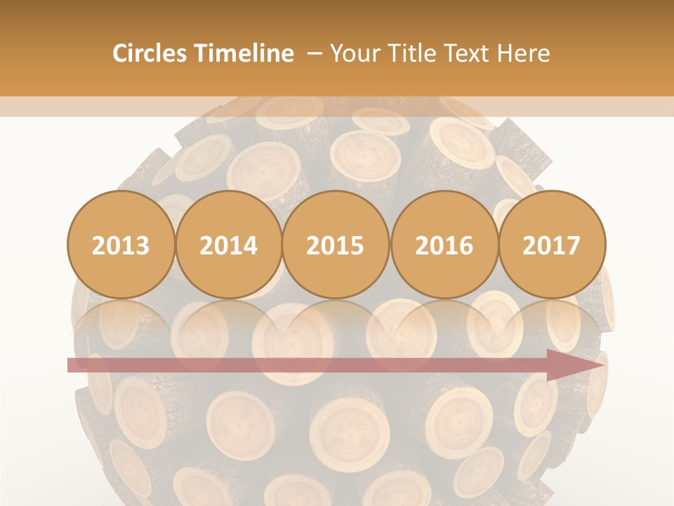 Wood Nature Isolated PowerPoint Template