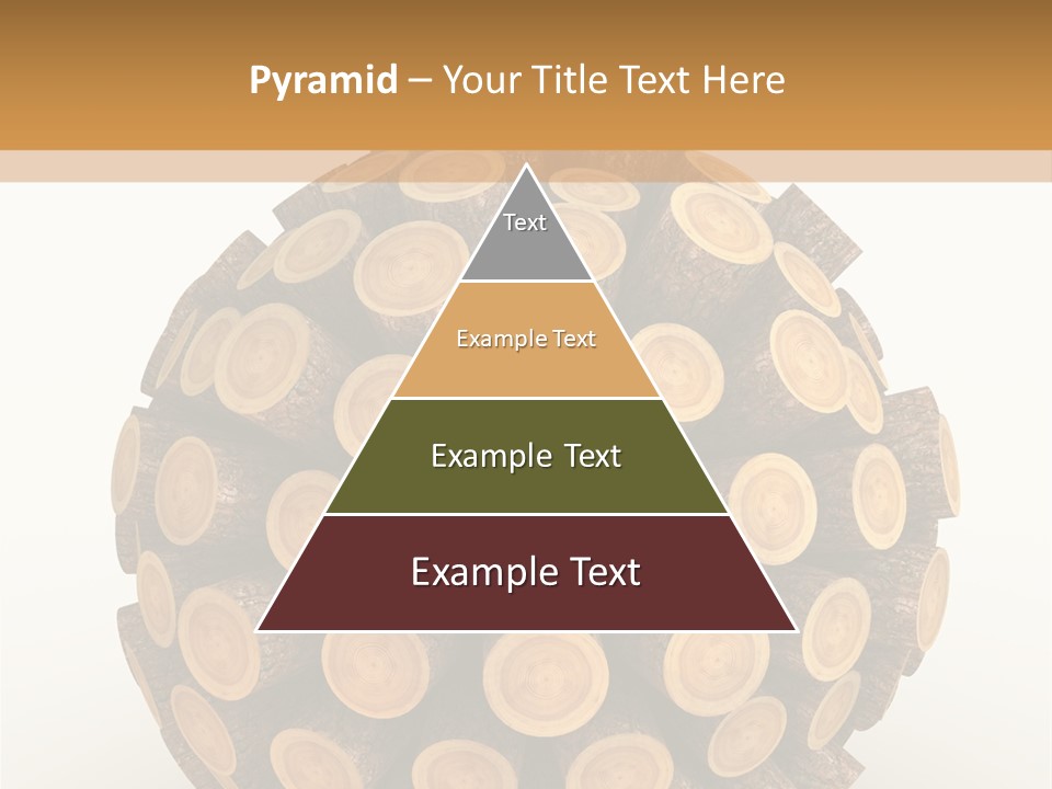 Wood Nature Isolated PowerPoint Template