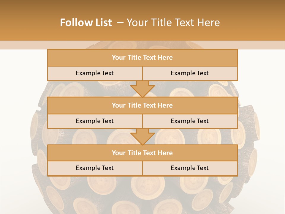 Wood Nature Isolated PowerPoint Template