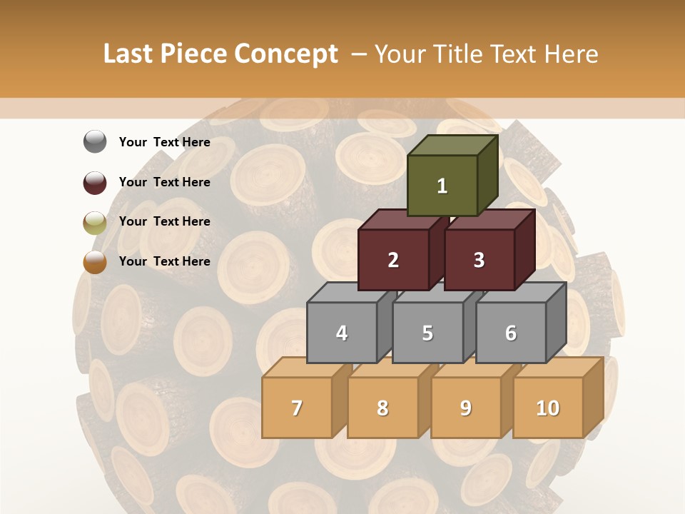 Wood Nature Isolated PowerPoint Template