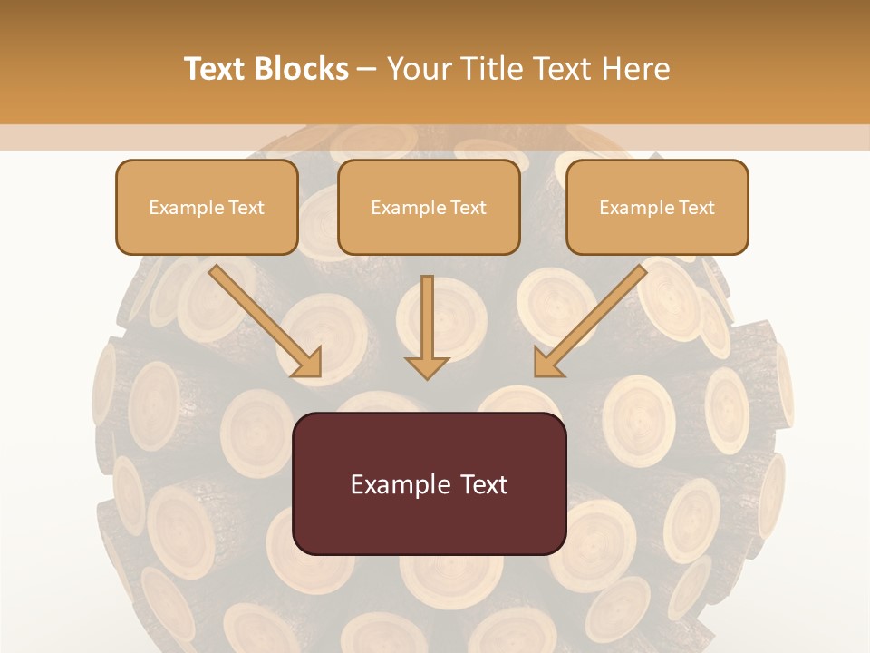 Wood Nature Isolated PowerPoint Template