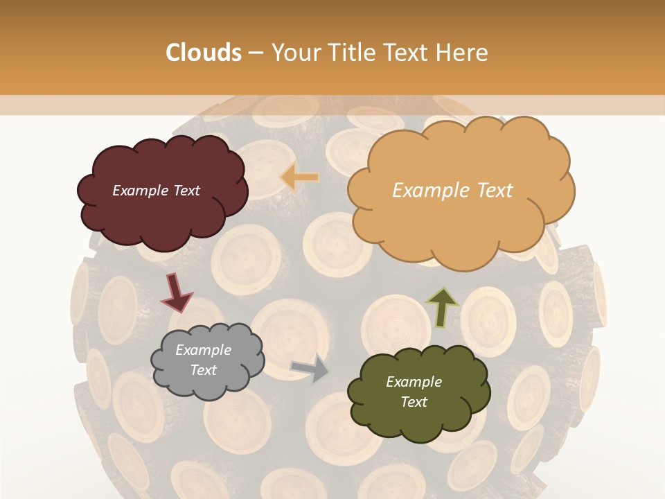 Wood Nature Isolated PowerPoint Template