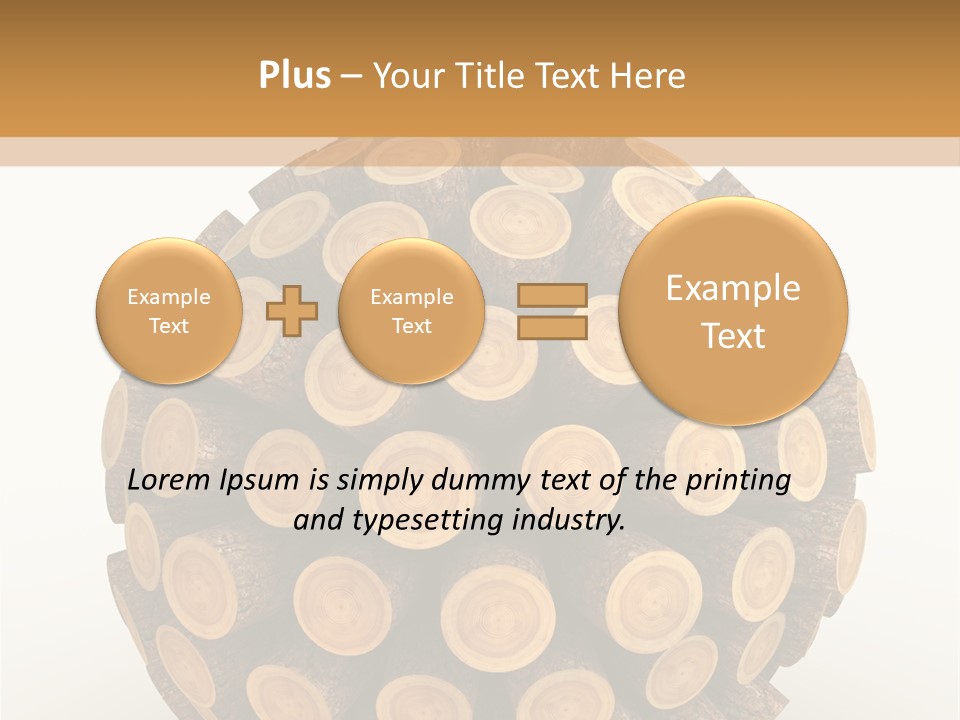 Wood Nature Isolated PowerPoint Template