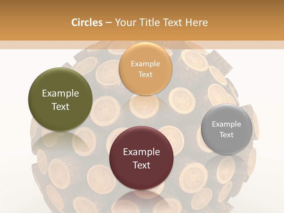 Wood Nature Isolated PowerPoint Template