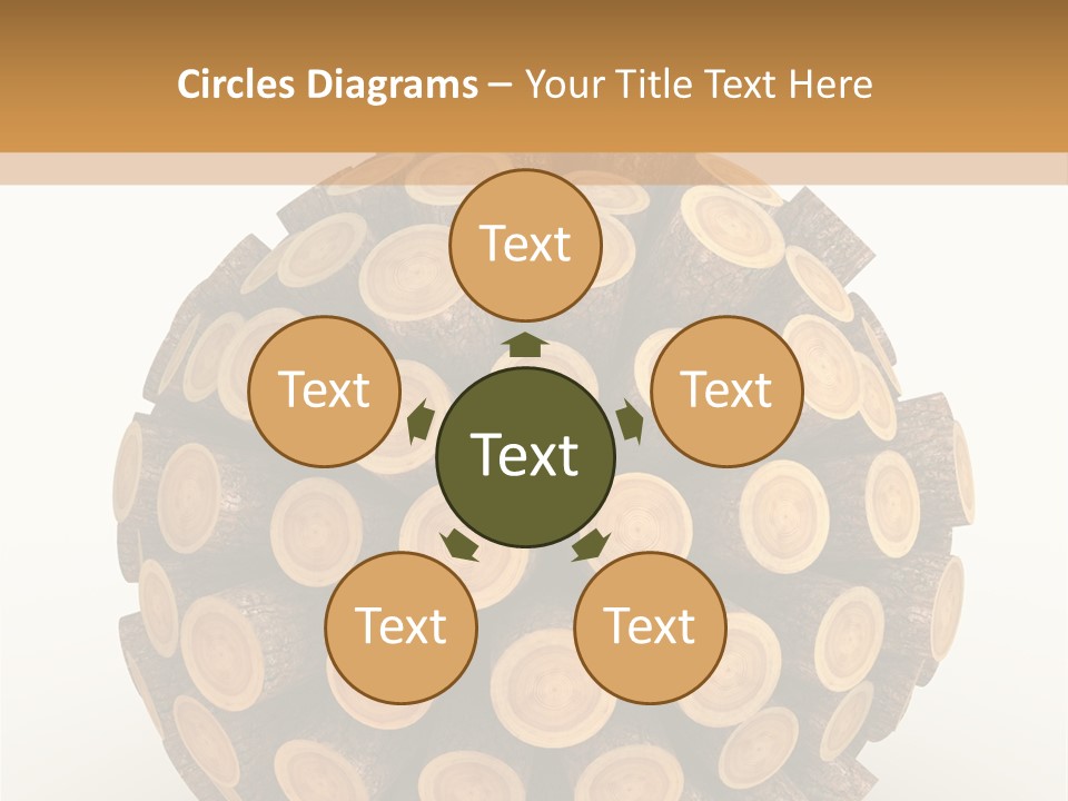 Wood Nature Isolated PowerPoint Template