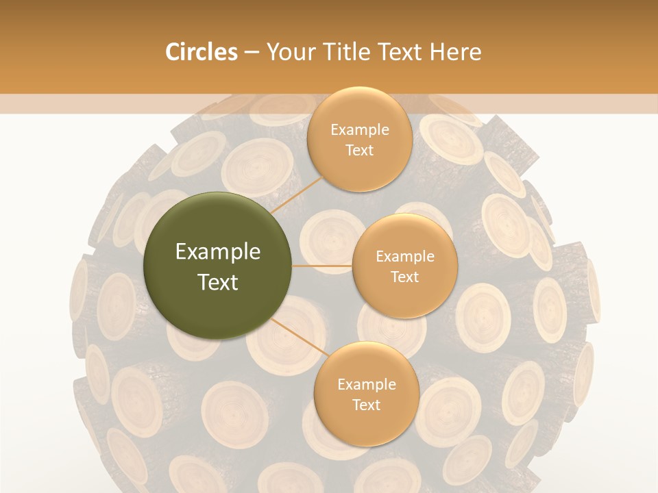 Wood Nature Isolated PowerPoint Template