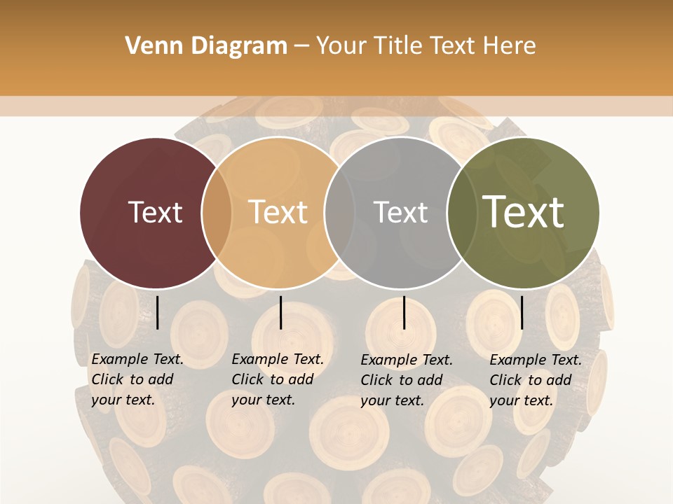 Wood Nature Isolated PowerPoint Template