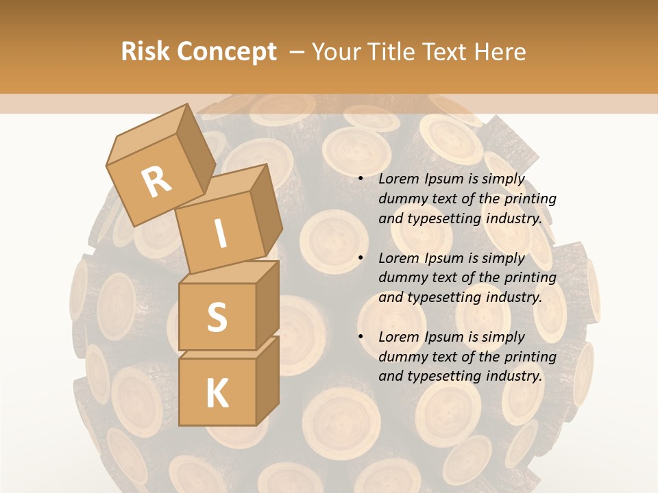 Wood Nature Isolated PowerPoint Template