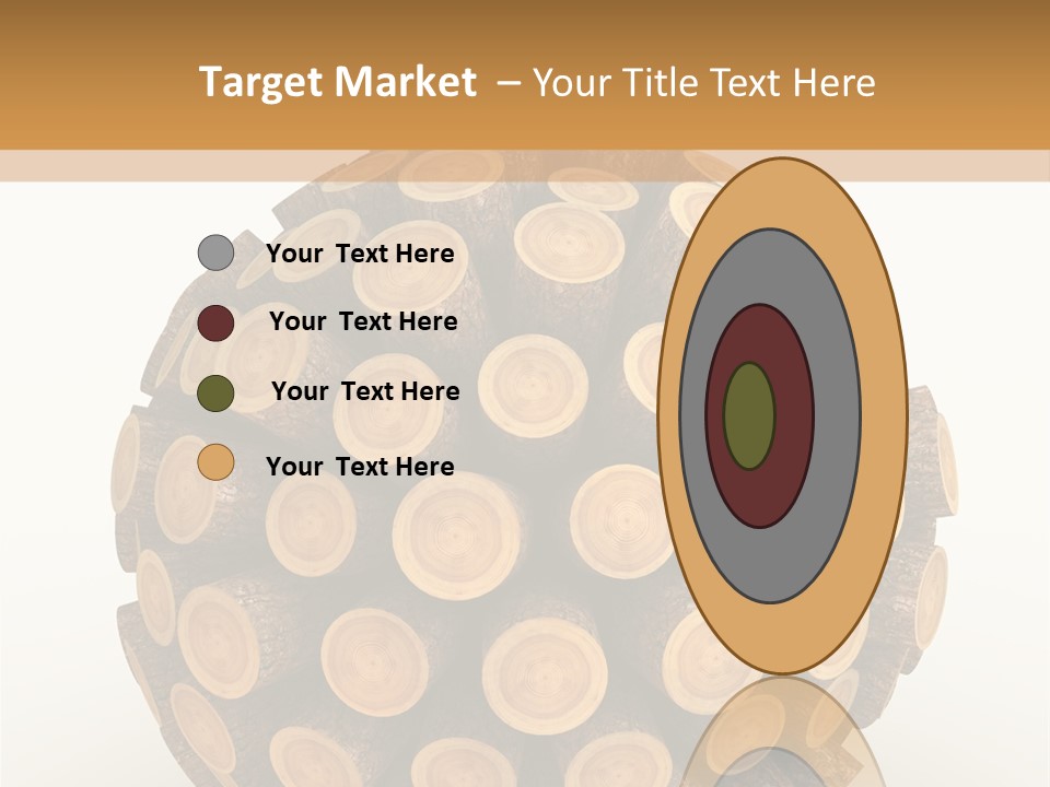 Wood Nature Isolated PowerPoint Template