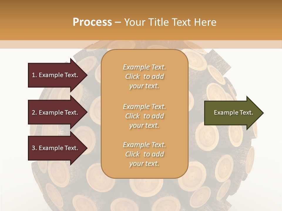 Wood Nature Isolated PowerPoint Template