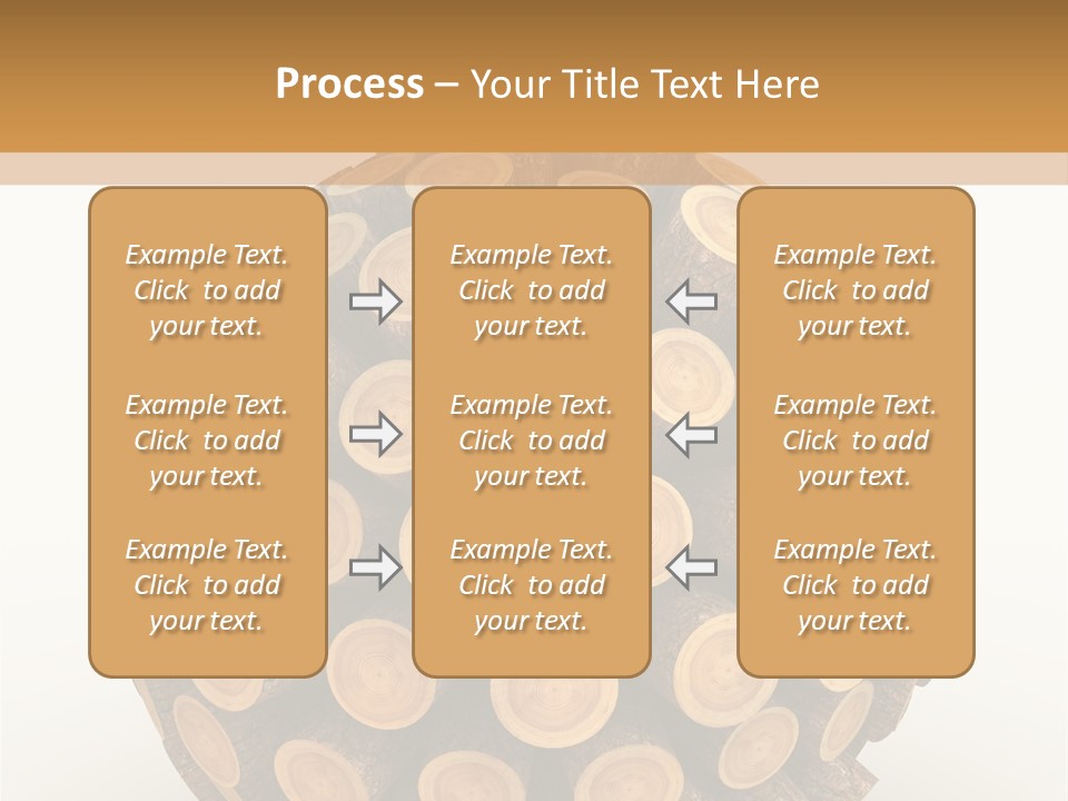 Wood Nature Isolated PowerPoint Template