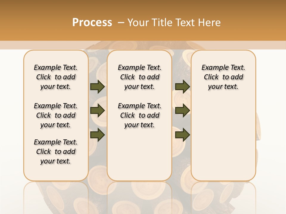 Wood Nature Isolated PowerPoint Template