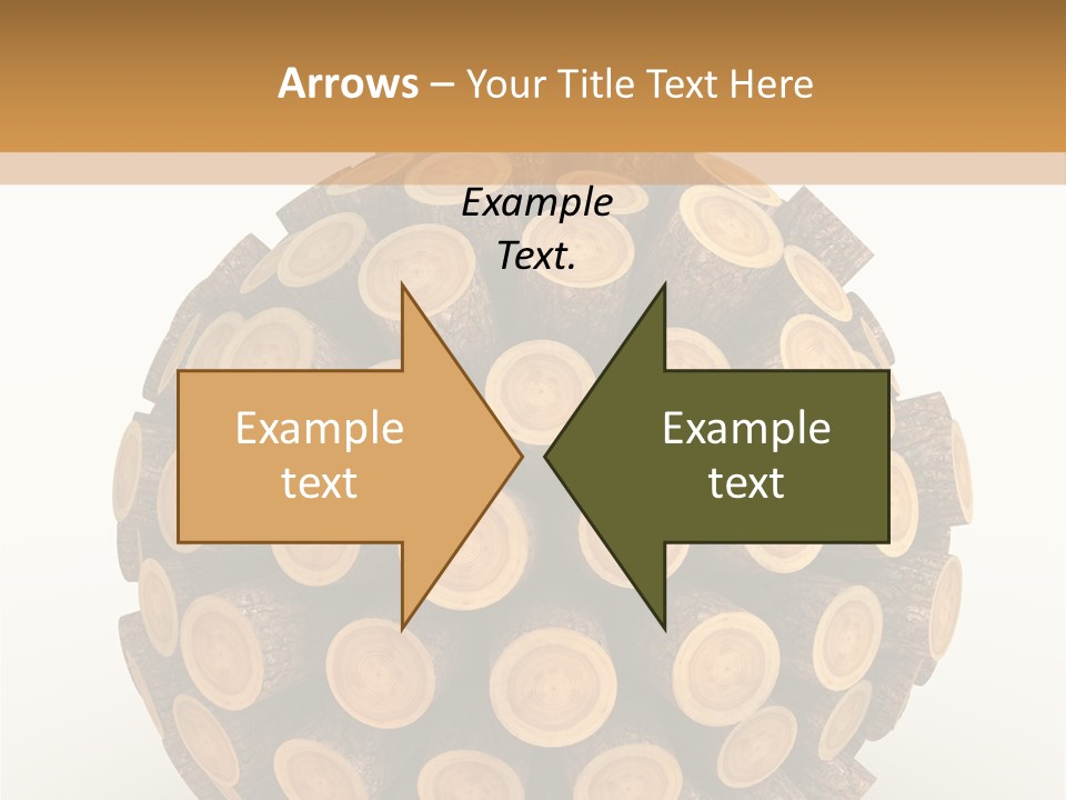 Wood Nature Isolated PowerPoint Template