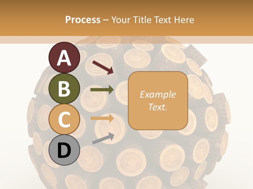 Wood Nature Isolated PowerPoint Template