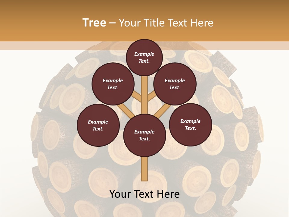 Wood Nature Isolated PowerPoint Template