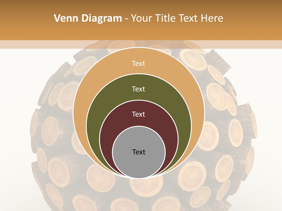 Wood Nature Isolated PowerPoint Template