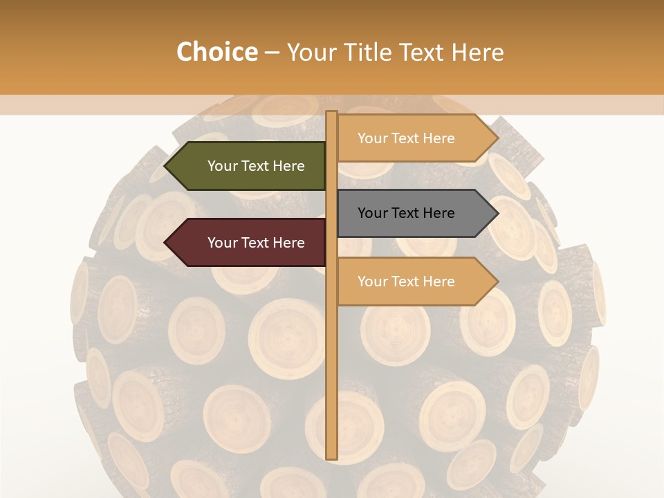 Wood Nature Isolated PowerPoint Template