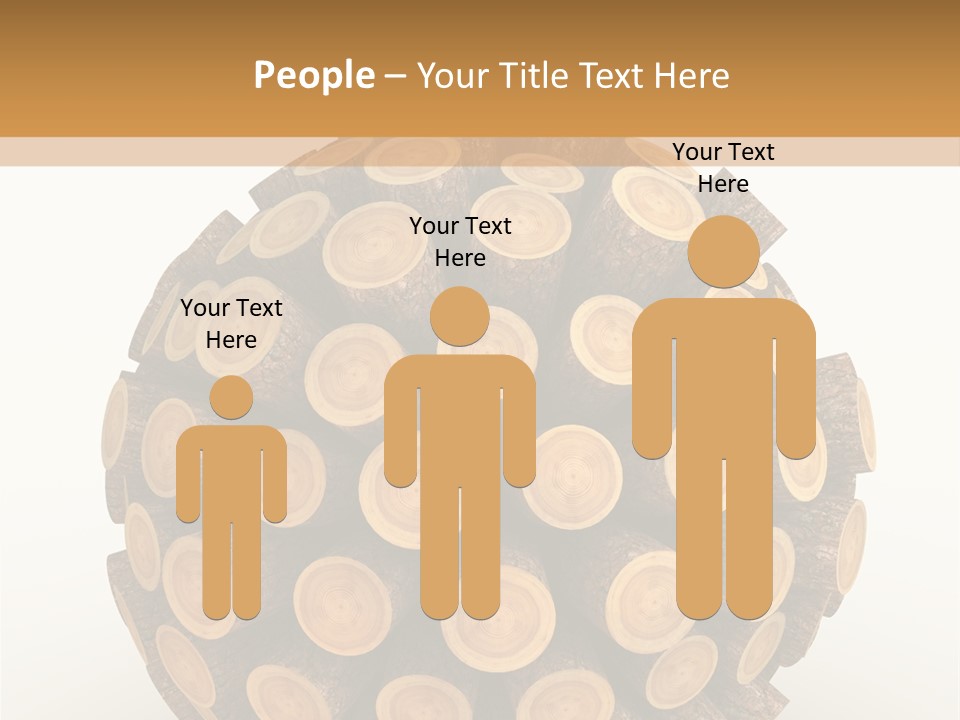 Wood Nature Isolated PowerPoint Template