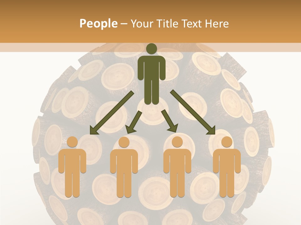 Wood Nature Isolated PowerPoint Template