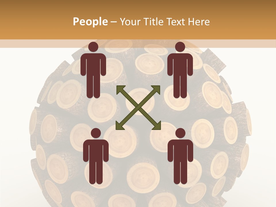 Wood Nature Isolated PowerPoint Template