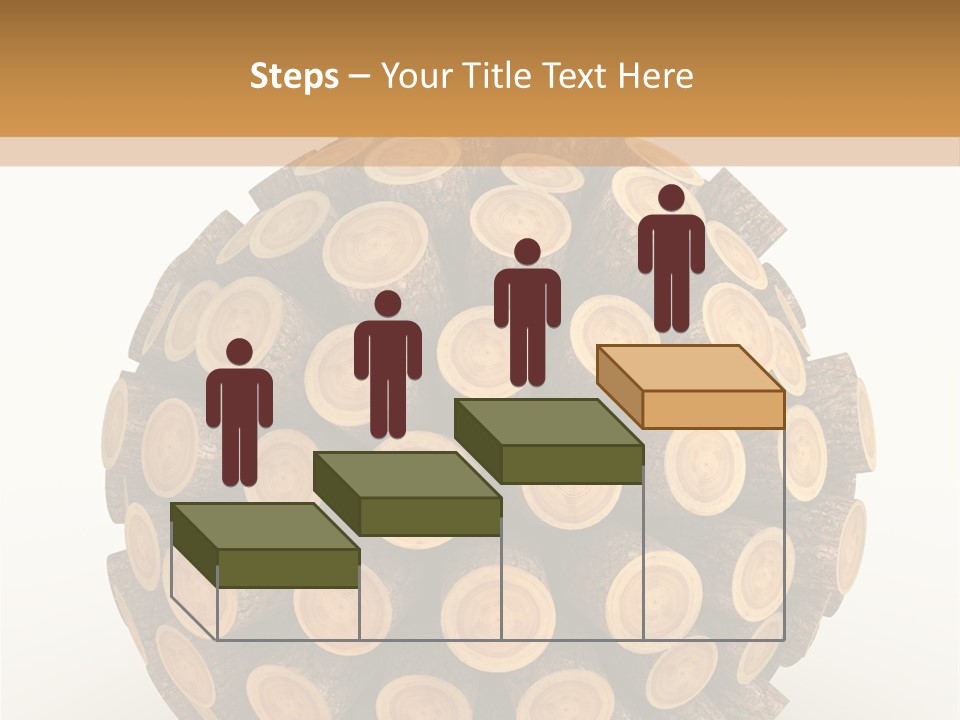 Wood Nature Isolated PowerPoint Template