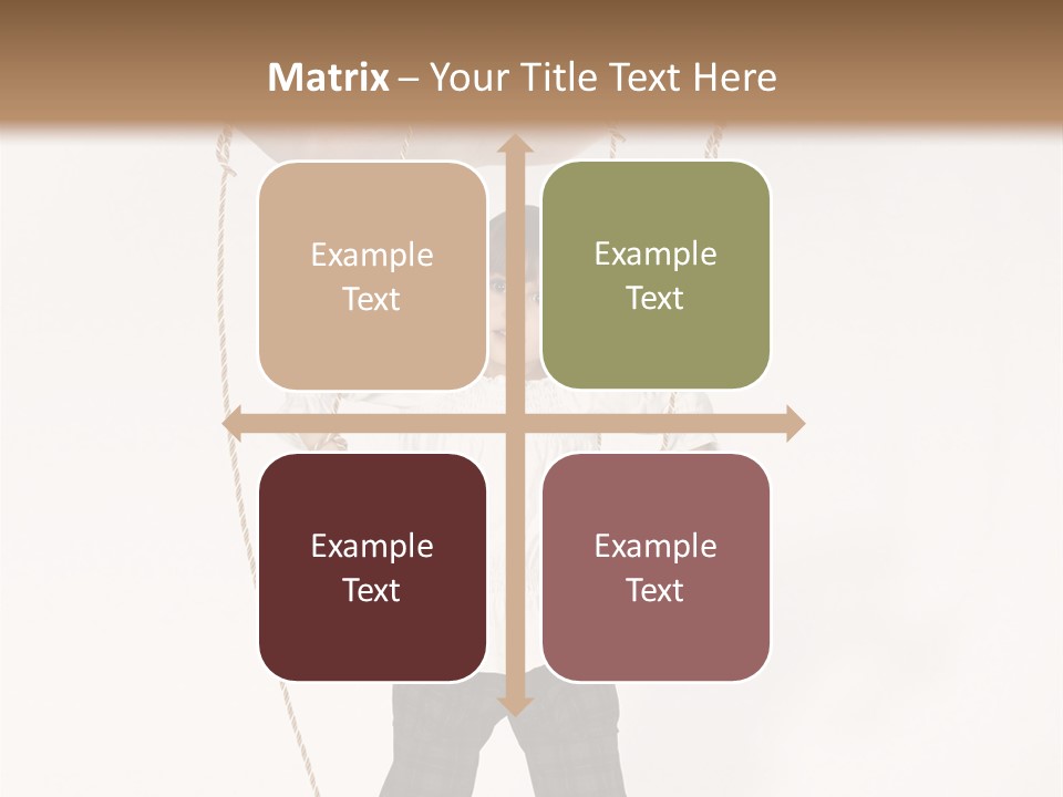 Puppet Dependence Childhood PowerPoint Template