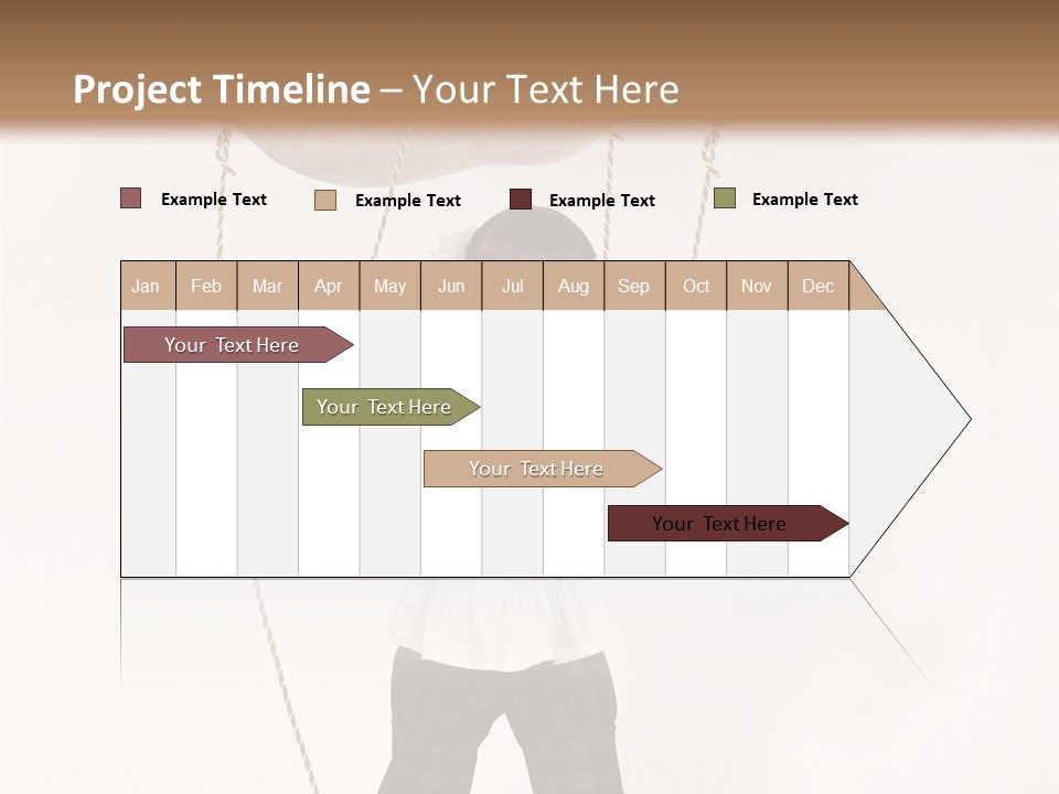 Puppet Dependence Childhood PowerPoint Template