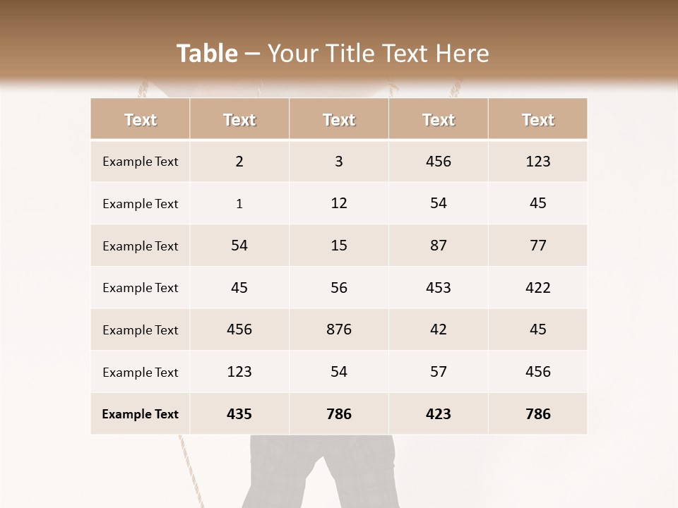 Puppet Dependence Childhood PowerPoint Template