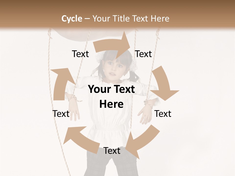 Puppet Dependence Childhood PowerPoint Template
