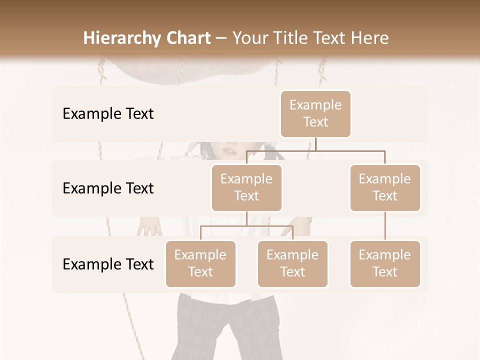 Puppet Dependence Childhood PowerPoint Template
