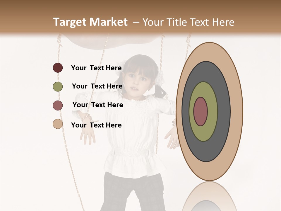 Puppet Dependence Childhood PowerPoint Template