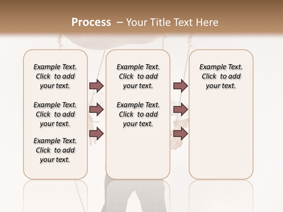 Puppet Dependence Childhood PowerPoint Template