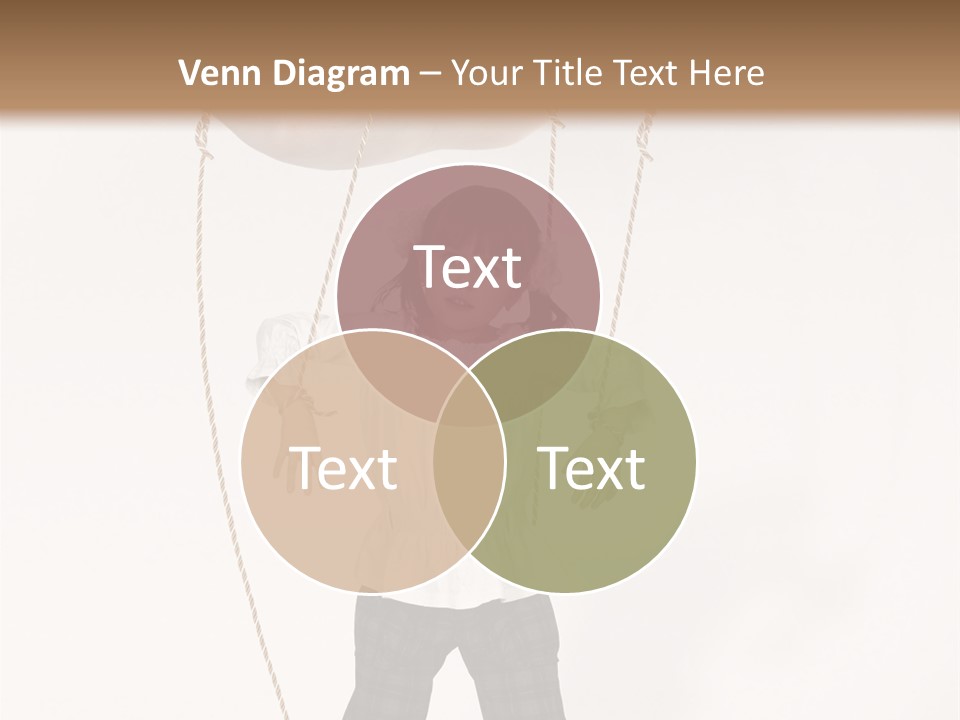 Puppet Dependence Childhood PowerPoint Template