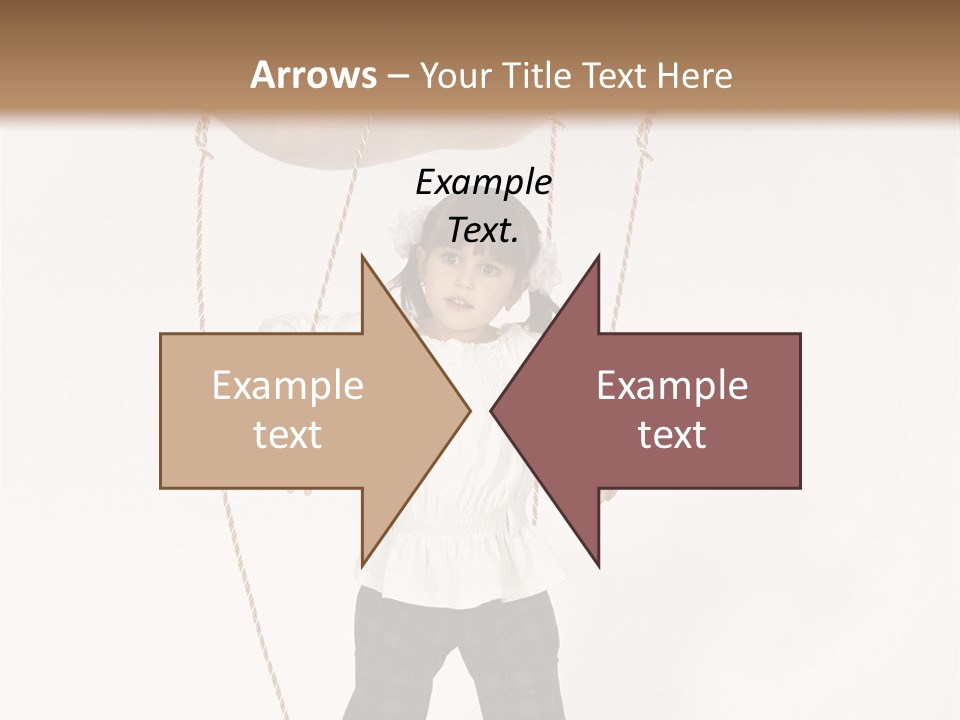 Puppet Dependence Childhood PowerPoint Template