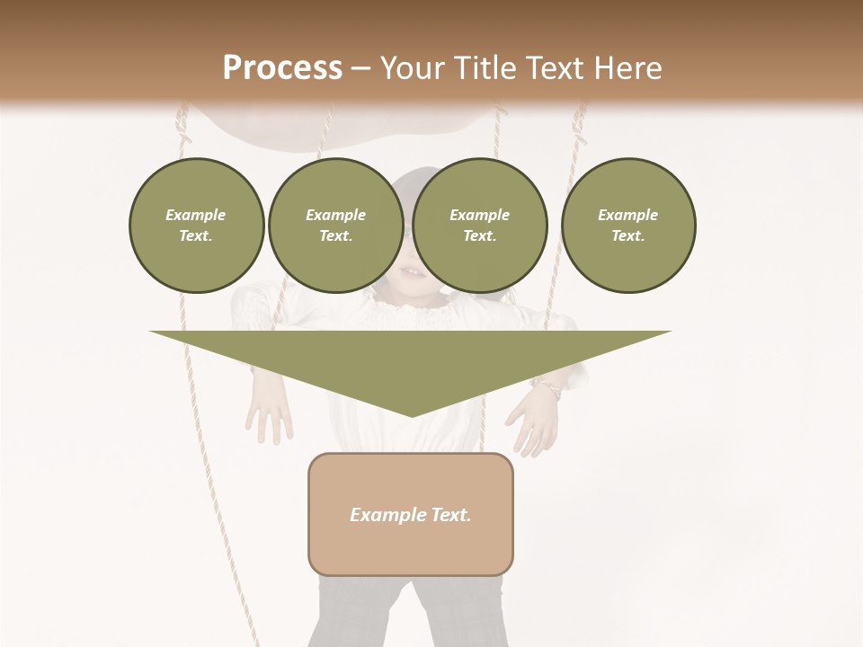 Puppet Dependence Childhood PowerPoint Template