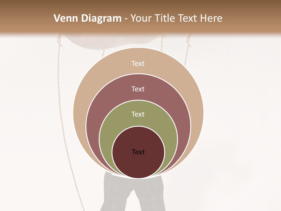 Puppet Dependence Childhood PowerPoint Template