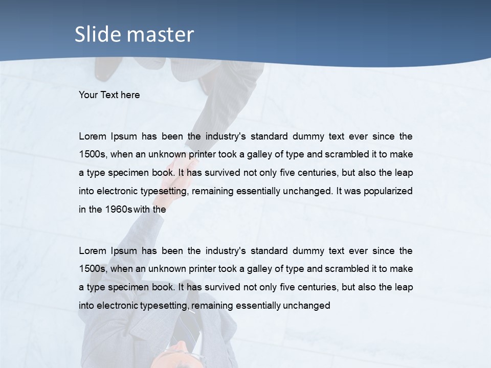 Profe Ional Together Toon PowerPoint Template