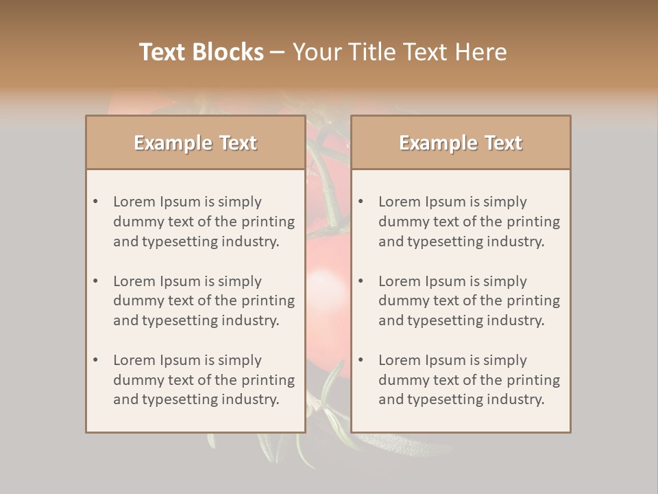 Green Pepper Living PowerPoint Template
